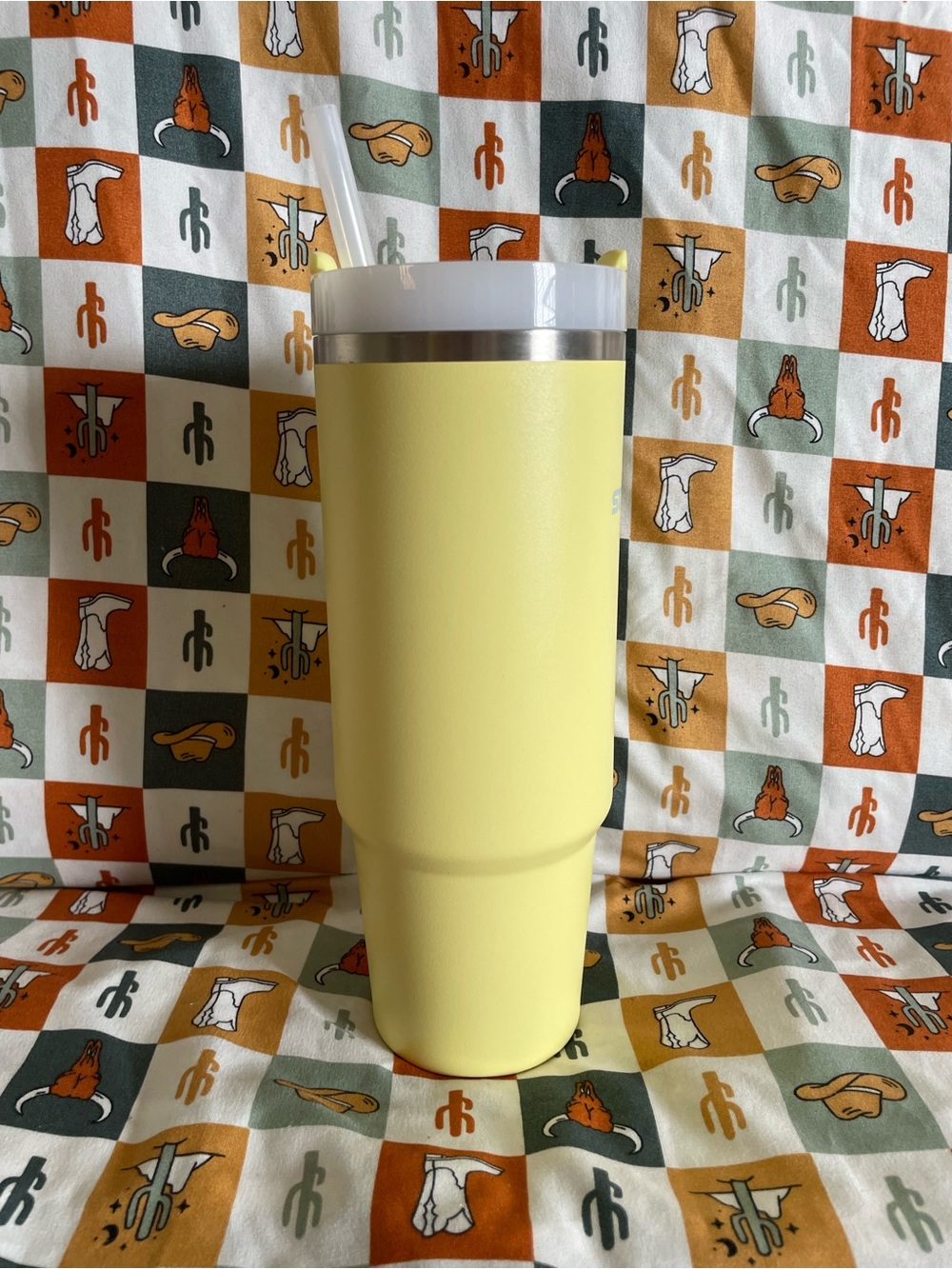 Stanley Yellow 30 oz Insulated Cup with Handle - Picture 5 of 8